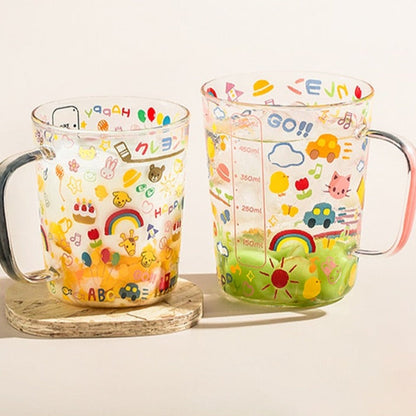 Colorful Measuring Glass Cup
