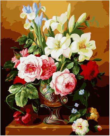 Colorful Floral Art Kit