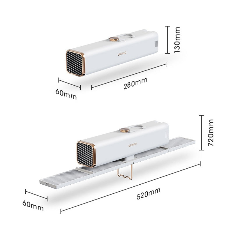 Compact Electric Folding Dryer Rack