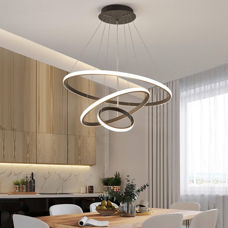 Modern Spiral Pendant Light