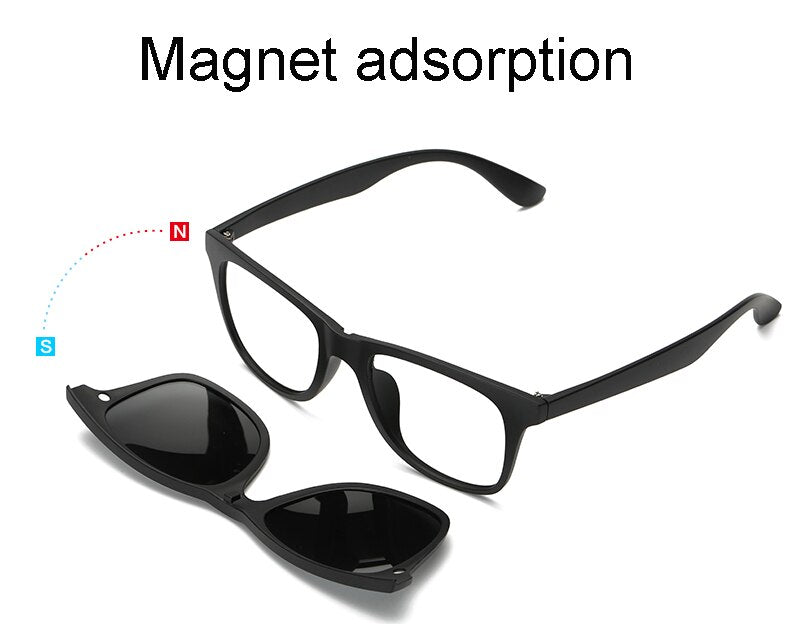 Premium Polarized Sunglasses with Magnetic Lenses
