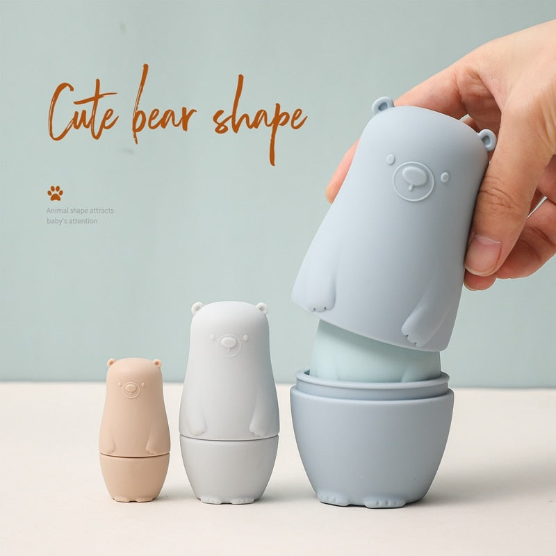 Colorful Silicone Stacking Russian Dolls
