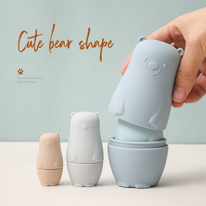 Colorful Silicone Stacking Russian Dolls