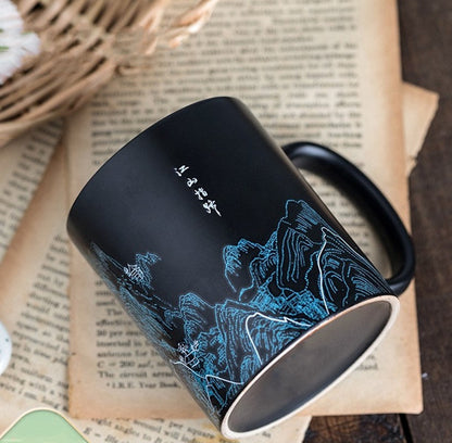 Color Changing Heat Sensitive Ceramic Mug