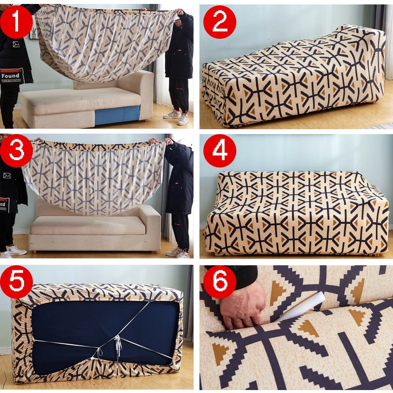 Stylish Slip Resistant Stretch Sofa Protector