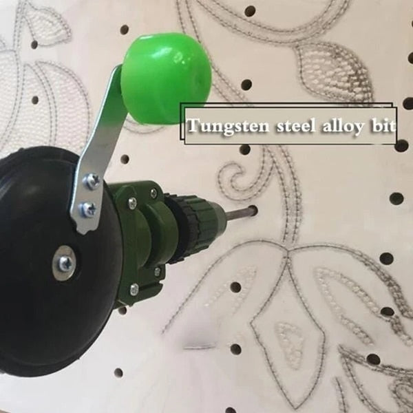 Compact Manual Wood Drill Kit