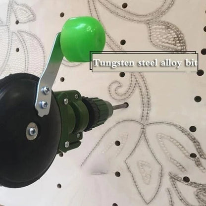 Compact Manual Wood Drill Kit