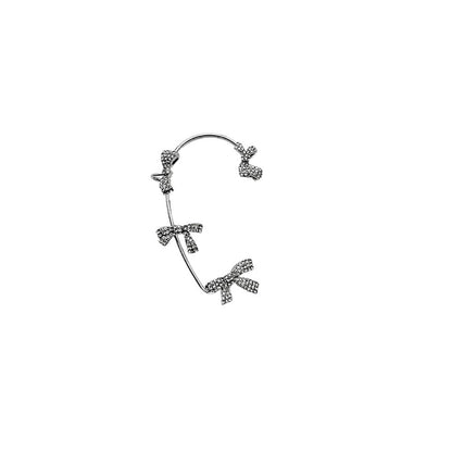 Simple Drop Bow Stud Earrings