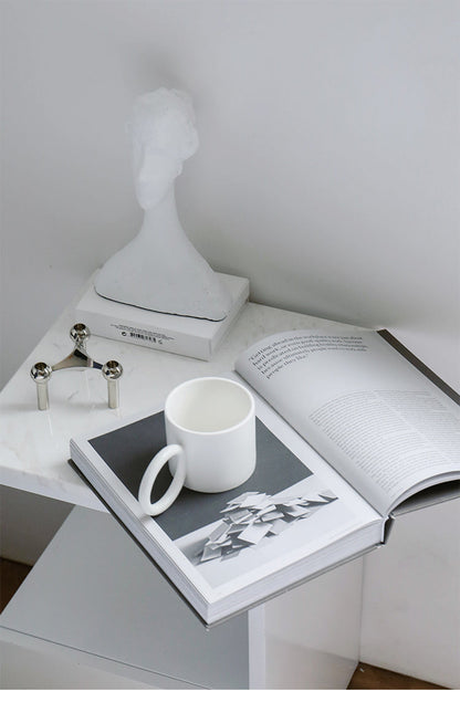 Simple White Ceramic Coffee Mug