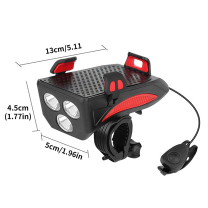 Rechargeable Bike Light with Portable Power Bank