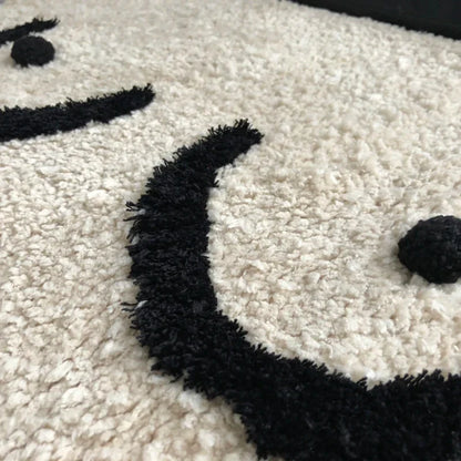 Plush Textured Bathroom Mat
