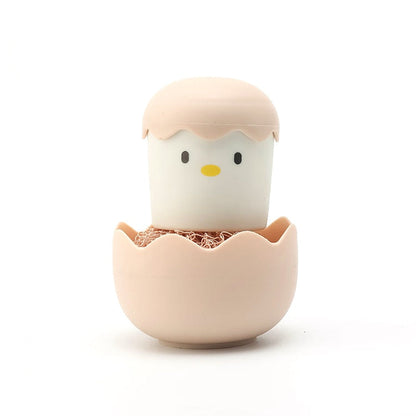 Colorful Egg Shaped Kitchen Scrub Brush