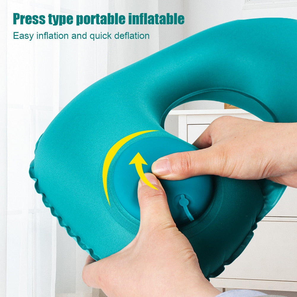 Comfortable Travel Inflatable Neck Support Pillow