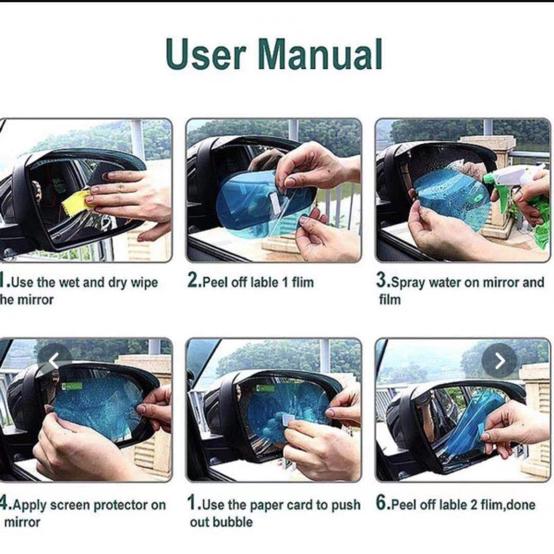 Clear Waterproof Auto Window Sticker Film