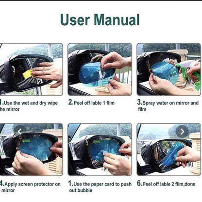 Clear Waterproof Auto Window Sticker Film