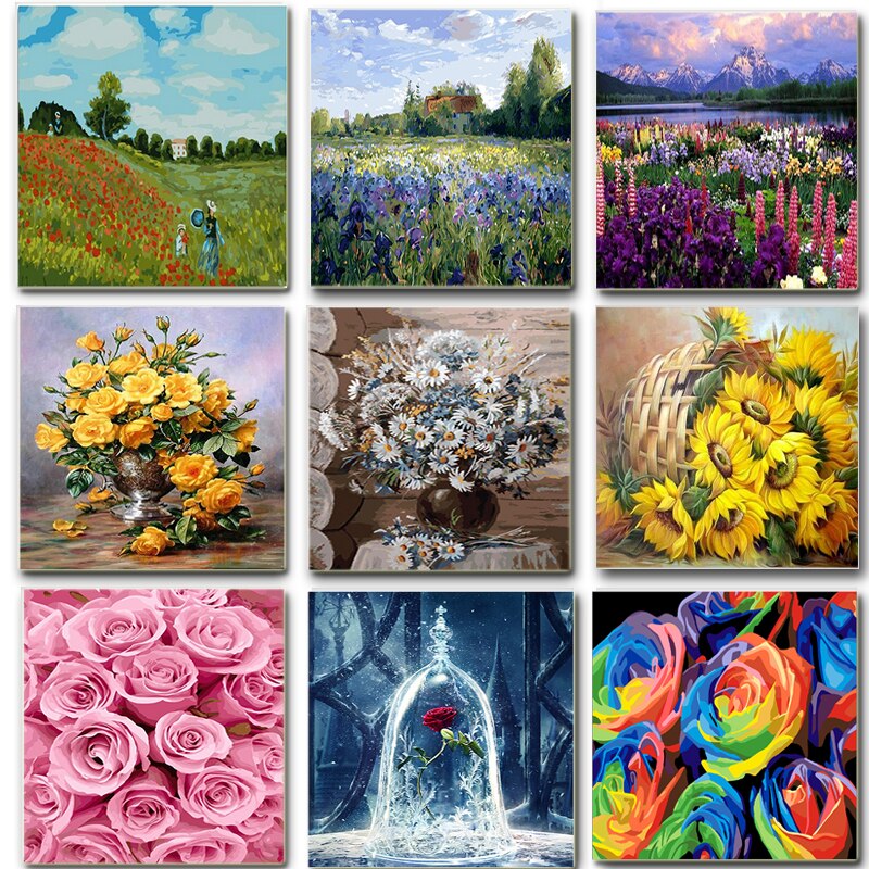 Colorful Floral Art Kit - Befez
