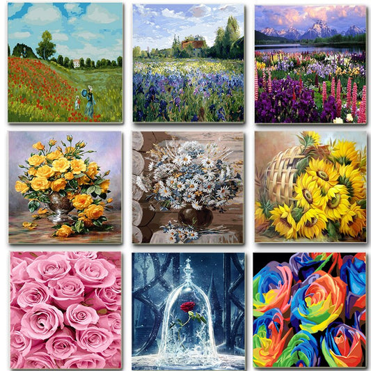 Colorful Floral Art Kit - Befez