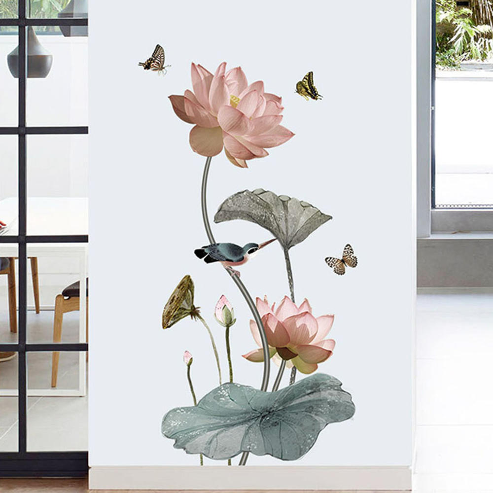 Beautiful Floral Vinyl Wall Decal Sticker