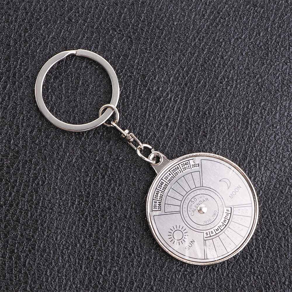 Tiny Daily Metal Pocket Calendar Charm
