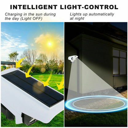 Outdoor Fake Security Camera with LED Light