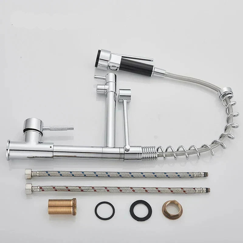 Premium Kitchen Faucet with Double Spout