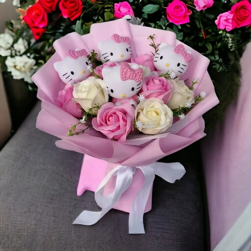 Cute Hello Kitty Floral Arrangement - Befez