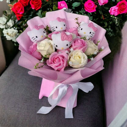 Cute Hello Kitty Floral Arrangement - Befez