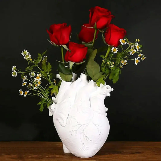 Unique Heart Shaped Decorative Vase - Befez