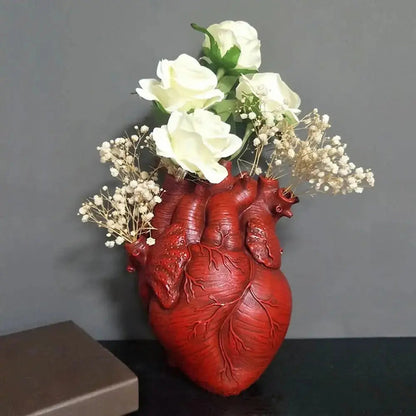 Unique Heart Shaped Decorative Vase