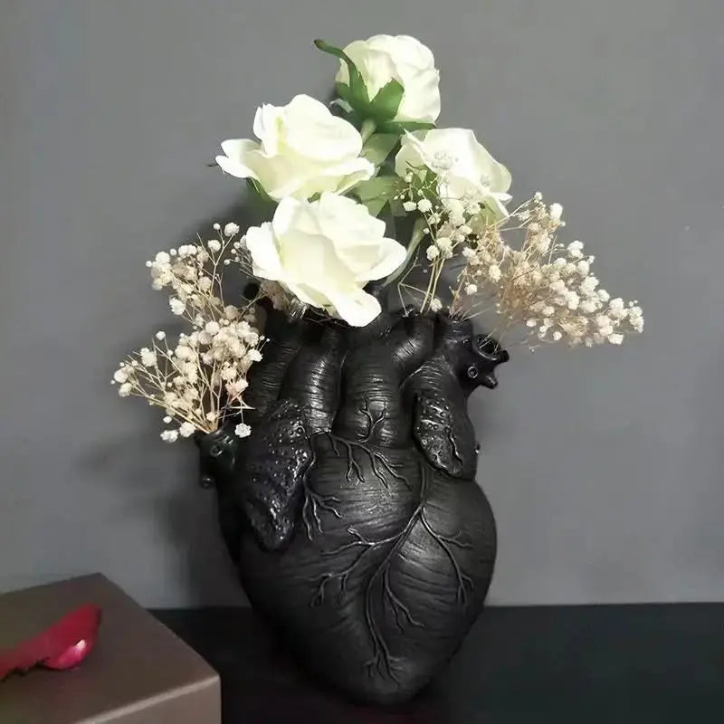 Unique Heart Shaped Decorative Vase
