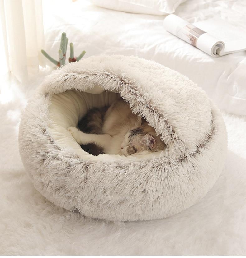 Pet Wicker Bed Basket for Cats and Dogs - Befez