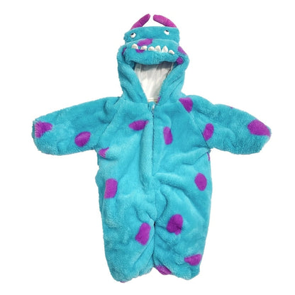 Adorable Plush Animal Onesie Costume for Babies