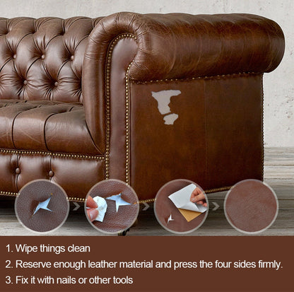 Easy Peel Leather Patch Repair Kit