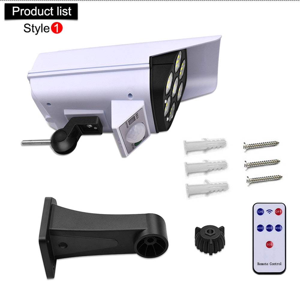 Outdoor Fake Security Camera with LED Light - Befez