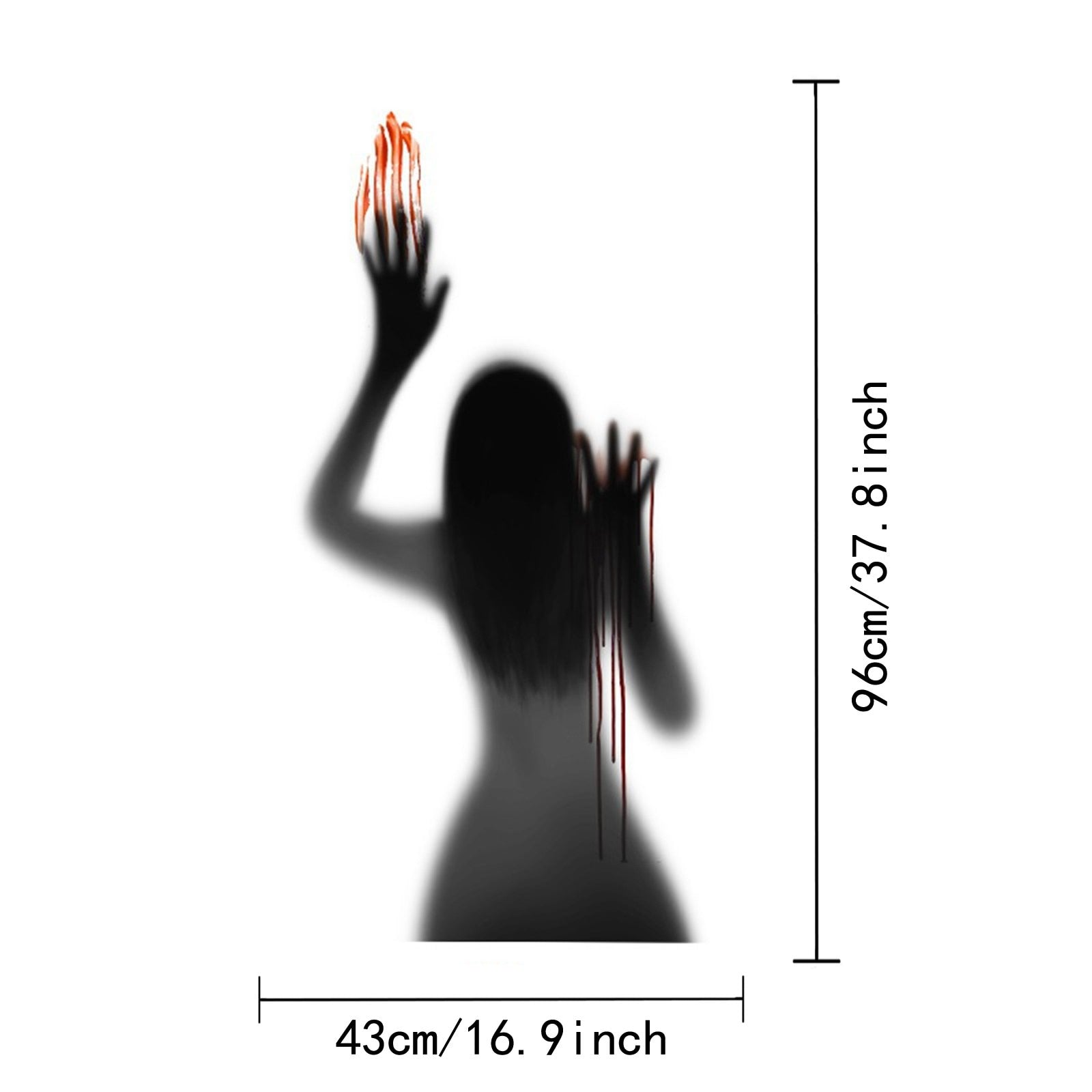 Spooky Haunted House Window Decal - Befez