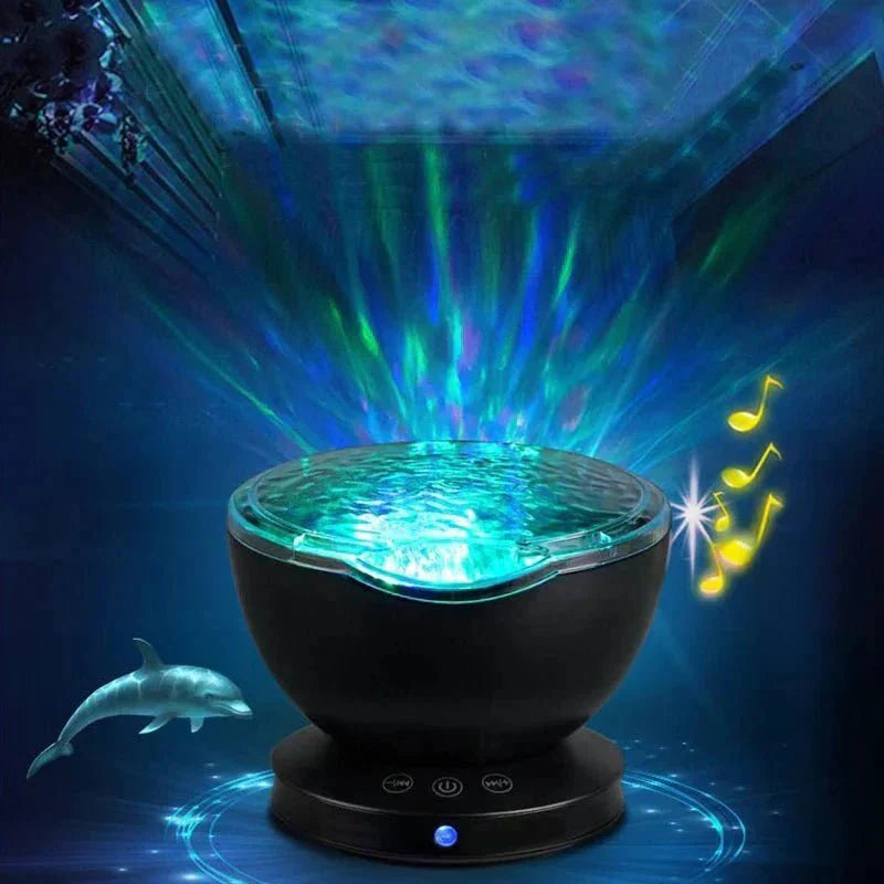 Bright Ocean Themed Table Lamp