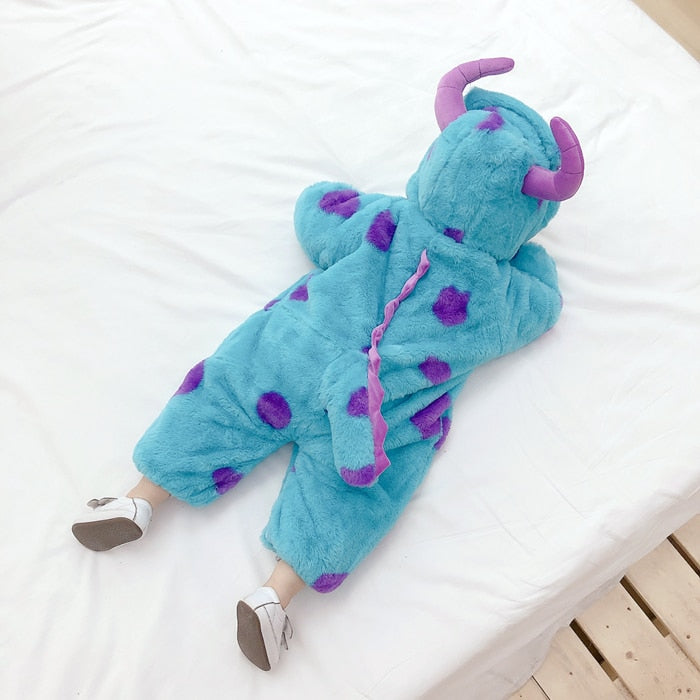 Adorable Plush Animal Onesie Costume for Babies