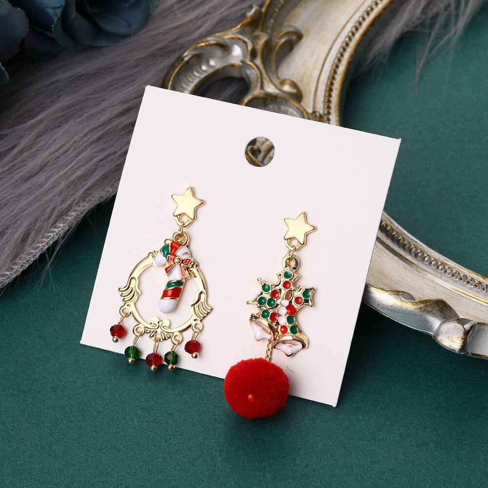 Fun Christmas Tree Earrings
