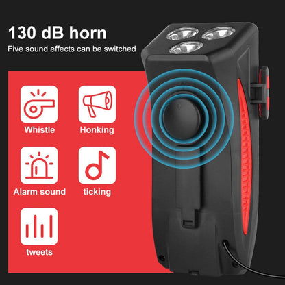 Rechargeable Bike Light with Portable Power Bank