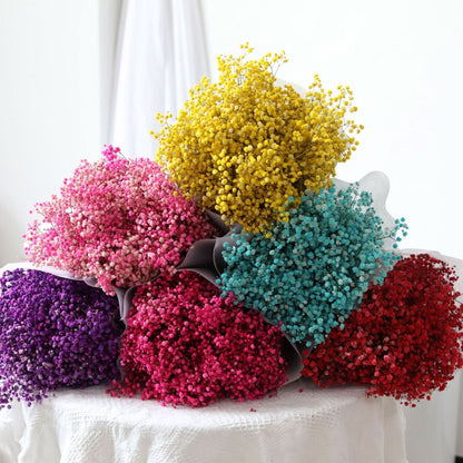 Realistic Air Dried Gypsophila Floral Arrangement
