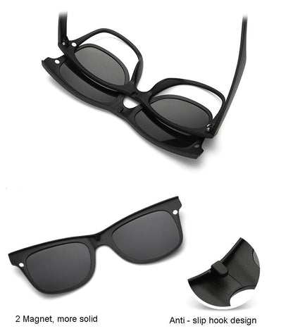 Premium Polarized Sunglasses with Magnetic Lenses