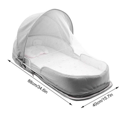 Baby Portable Travel Bed with Diaper Bag