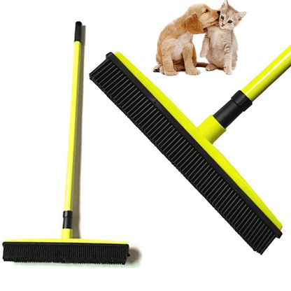 Gentle Pet Hair Removal Tool | Soft Rubber Grooming Brush