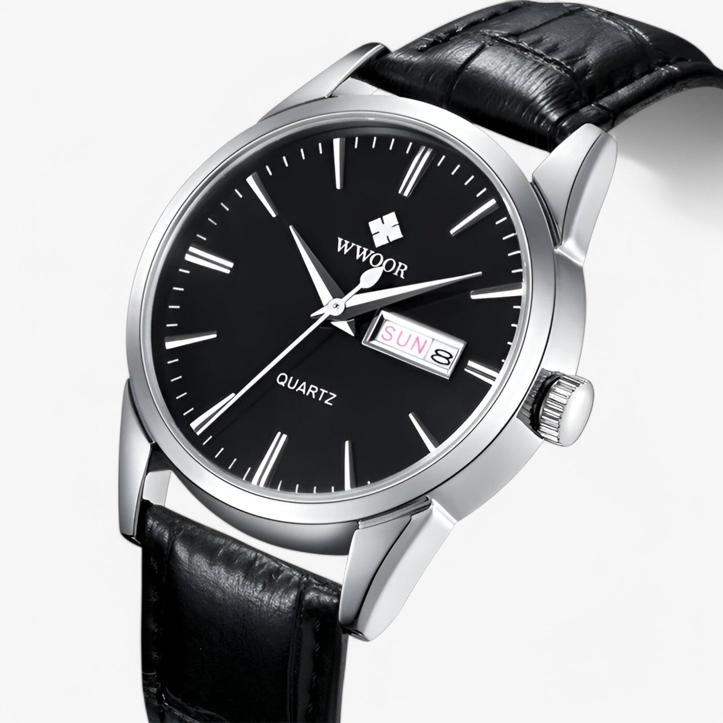 Stylish Leather Mens Watch - Elegant Accessory - Befez