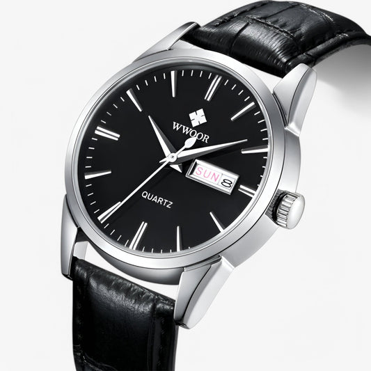 Stylish Leather Mens Watch - Elegant Accessory - Befez