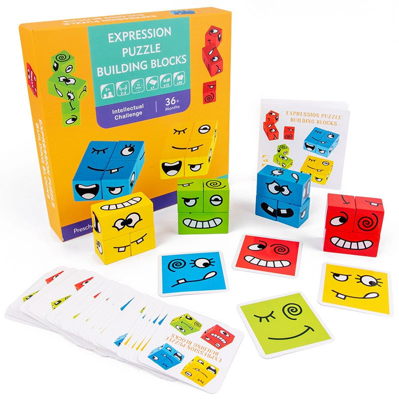 Befez | EcoToys SmartyBlocks | Natural Wooden Building Blocks Set - Befez