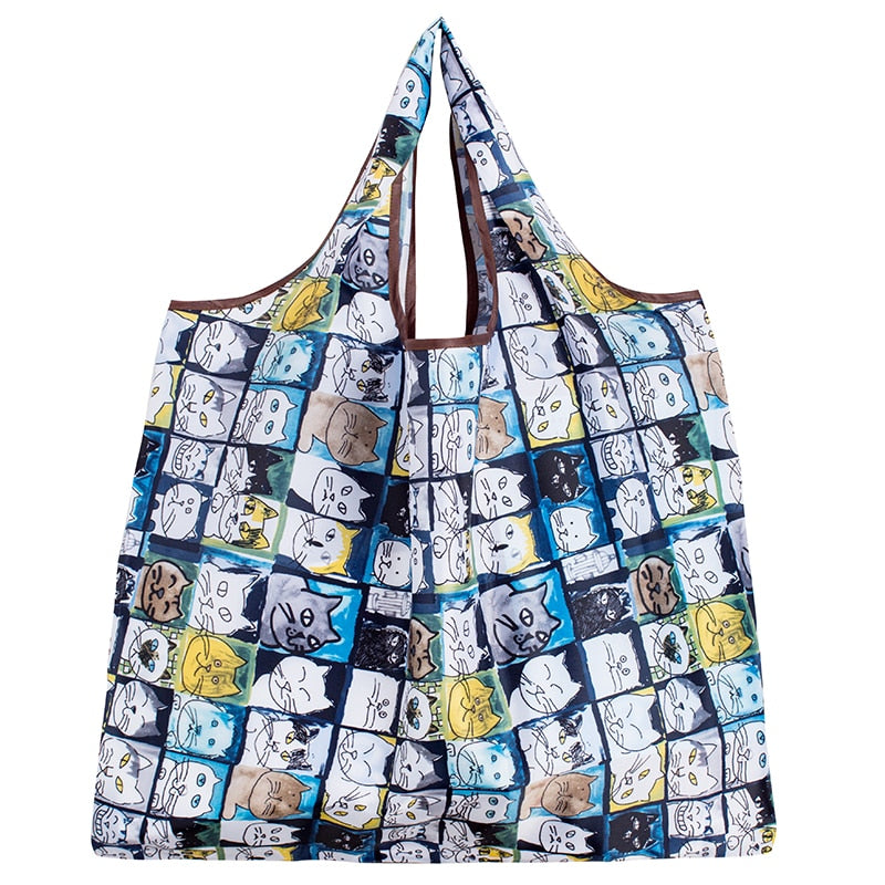 Collapsible Extra Large Heavy Duty Grocery Tote Bag - Befez