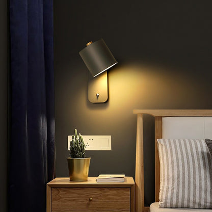 Stylish LED Wall Light with On/Off Switch for Home
