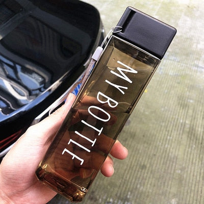 Clear Glass Insulated Water Bottle Flask