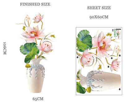 Colorful Floral Wall Decal Sticker - Befez